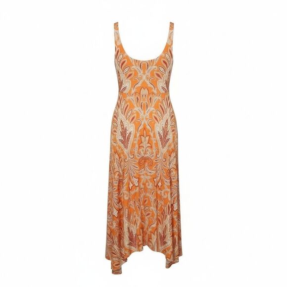 LOFT Maxi Dress- Paisley-Size Xlarge- EUC Retail $98 - Picture 2 of 9